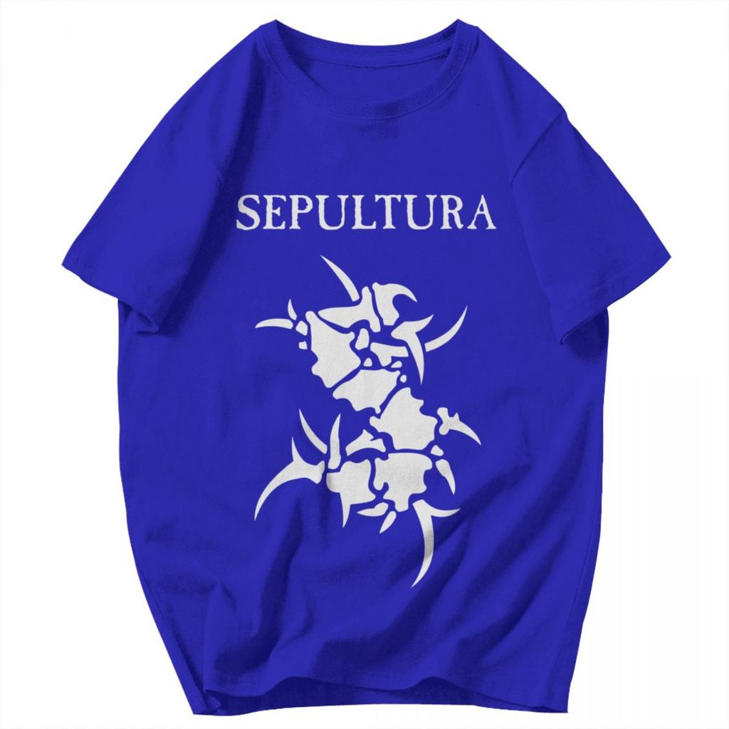 Men T Shirt Sepultura Band Cotton Y2K Graphic Short Sleeve Unisex Clothing T Shirts