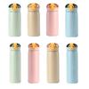 Kids Thermos Mug With Straw Stainless Steel Cartoon Vacuum Flasks Children Thermal Water Bottle Tumbler Insulated Cups Drinkware