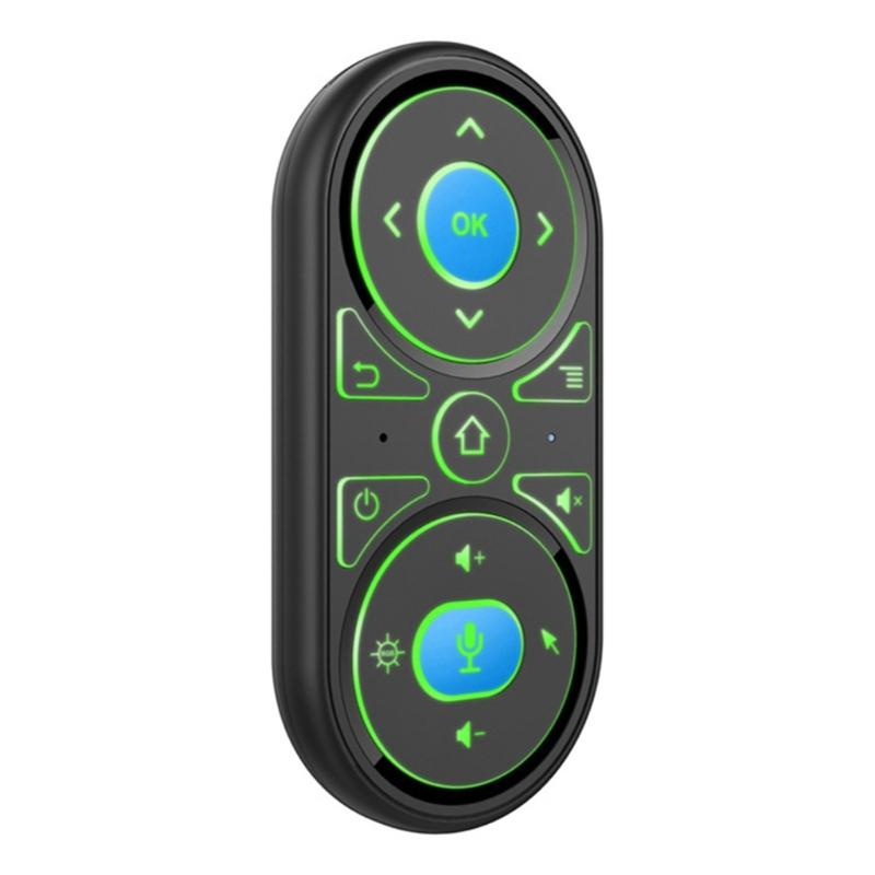 Intelligent Backlight 2.4G Gyro Air Mouse IR Learning Voice Search for Smart TV Projector Computer TV Box