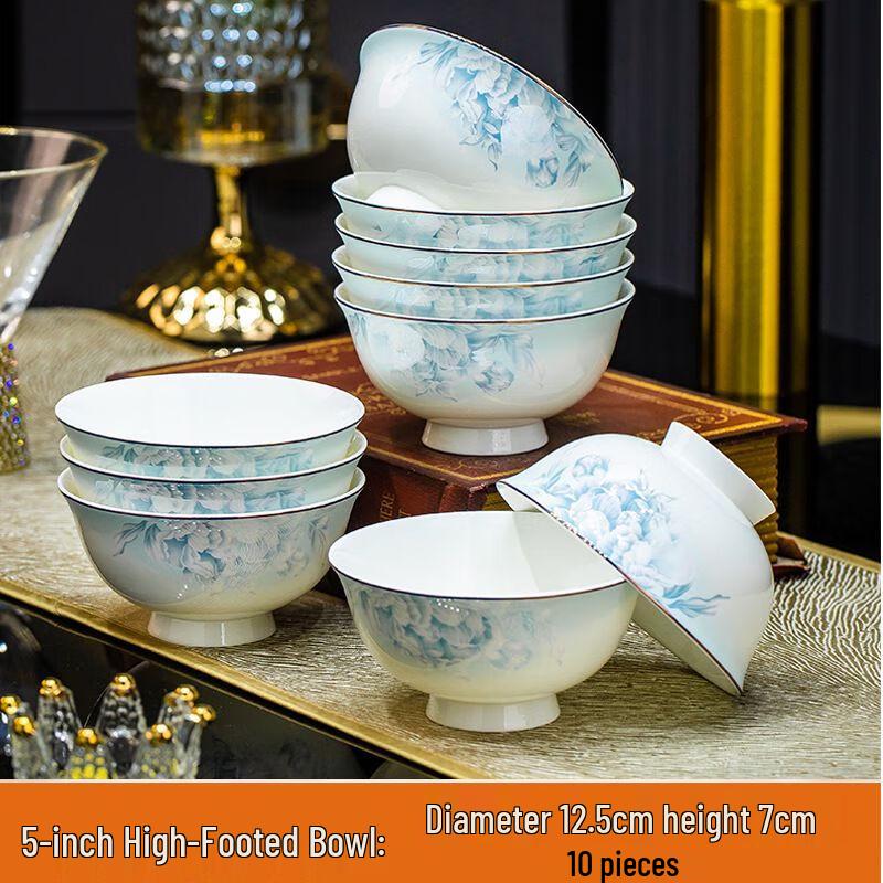 Chinese Ceramic High-Foot Bowl