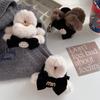 Sweet Bowknot Plush Hair Claw Clip New Classic Small Hair Clips Barrettes Hairgrips Headdress For Female Winter Hair Accessories
