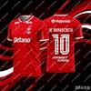 2026./27. gada sezona Flamengo Vintage Unisex Futbola Džersija, Vīriešu Sieviešu 3D Druka Vasaras Sporta Elpojošs Acs Ātri Žūstošs Džersija