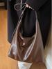 Korean Style Large Capacity Tote Bag - Trendy, Versatile, Casual, and Retro Underarm Design