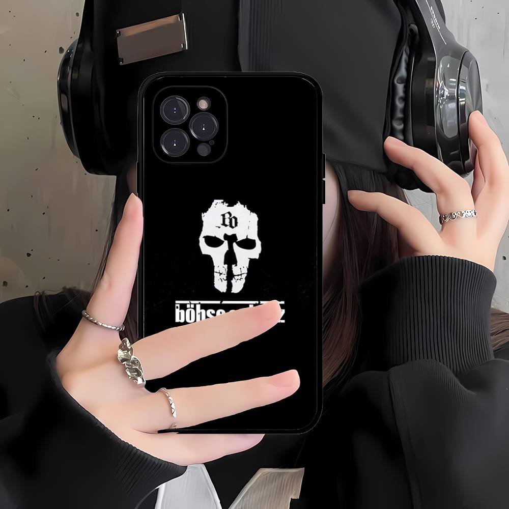 

B-Bohse O-Onkelz Band Phone Case For IPhone 16 15 14 13 12 11 17 Pro Max Simplicity Back TPU Soft Case iPhone 14 pro