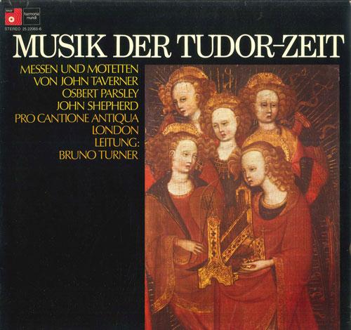 LP Record BRUNO TURNER, PRO CANTIONE ANTIQUA  - Musik Der Tudor Zeit 25220656PROMO BASF HARMONIA M 1975 Germany Classical Used
