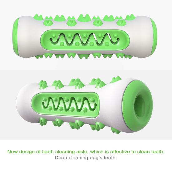 Pet Dog Puppy Bone Shape Molar Teeth Cleaner Brushing Stick Interactive Chew Toy