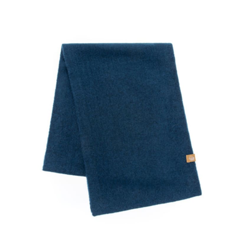 RECLOW RECLOW Knit Gloves and Muffler Set Blue