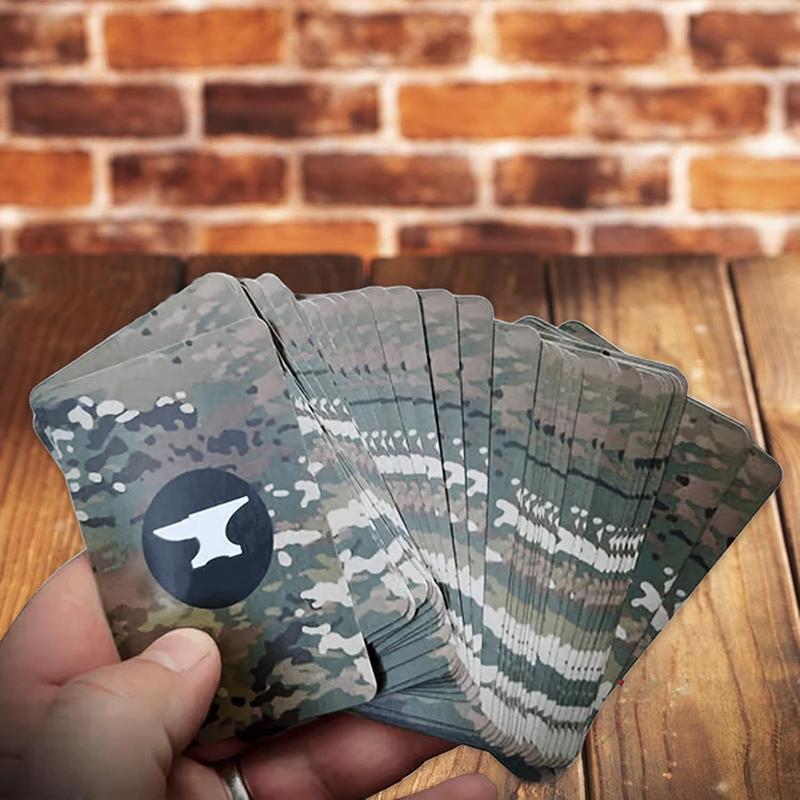 Taktisches Wissenspielkarten - Kartendeck für Veteranen & Strategie-Enthusiasten - Taktische Fähigkeiten entwickeln