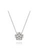 [Geiger Jewelry] Flower Ball Silver Necklace GISVNN040