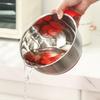 Stainless Steel Mixing Bowl with Handle And Pour Spout Metal Nesting Bowl with Non-Slip Bottoms for Kitchen Mix Cook Bake Prep