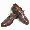 American Gentleman 80s Vintage Made In USA Long Wingtip Business Shoes Brown Size 8.5D Men's(USED)