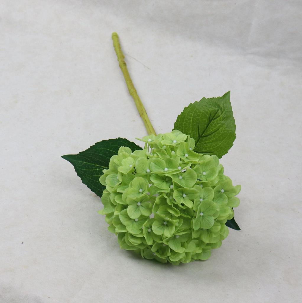 Große realistische Haptik Hortensie: Feuchtigkeitsspendende Künstliche Hochzeits-Blumendekoration