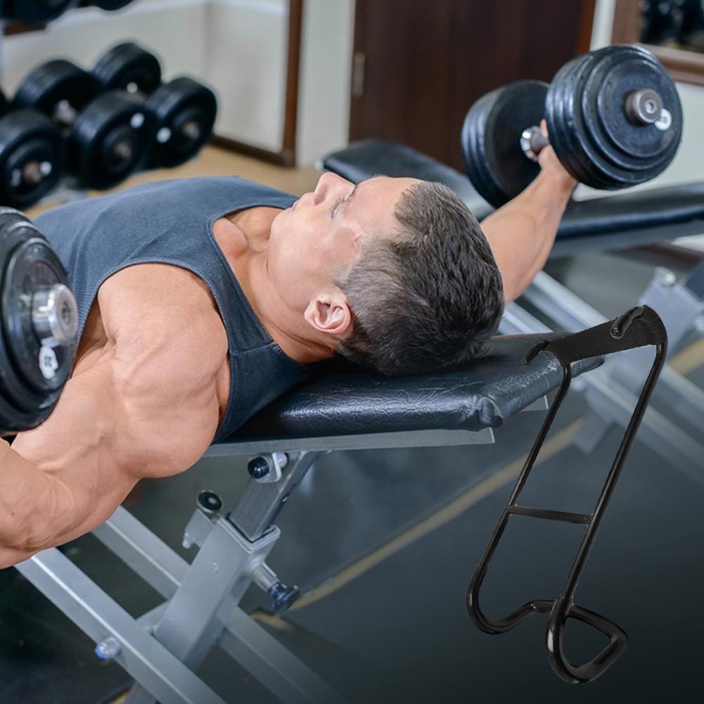 Dumbbell Spotter Hooks Hold Up 225LB Heavy Power Dumbbells Rack Attachments for Dumbbell Bench Press Chest & Shoulder Workouts