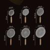 304 Stainless Steel Cooking Skimmers Wooden Handle Easy To Clean Food Strainers Rinsing Vegetables Cooking Preparation