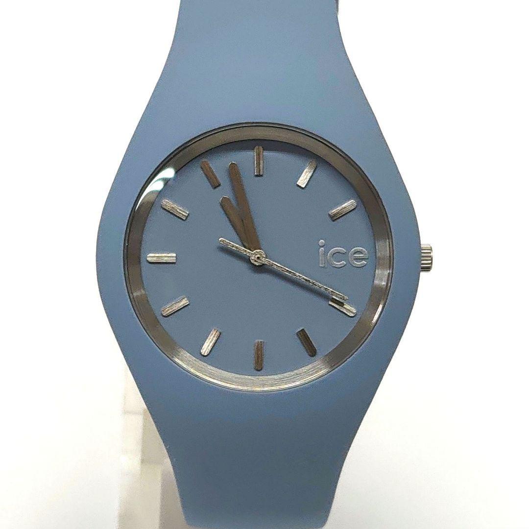 Used New ICE watch quartz wristwatch blue with warranty!