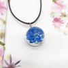 Beautiful Dandelion Necklace Eternal Flower Clavicle Chain Male and Female Couples Crystal Dried Flower Glass Ball Pendant Accessories