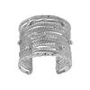 Women Boho Bracelet Multi-Layer Open Bracelet Adjustable Cuff Bracelet