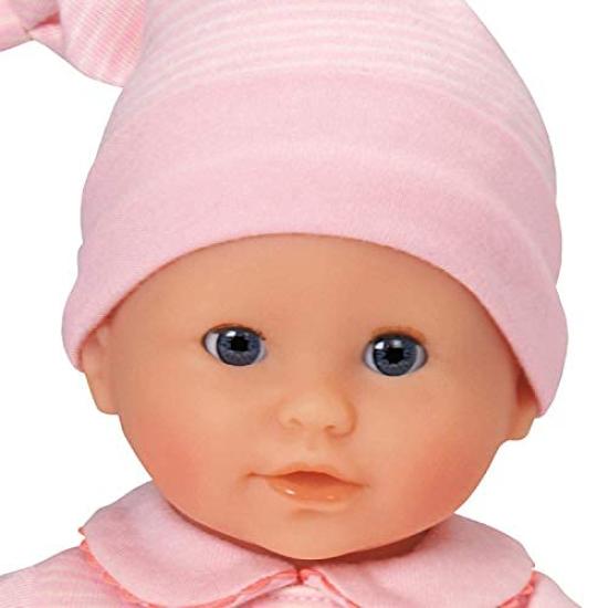 Corolle Bébé Calin Charming Pastel Baby Doll - 12-inch Soft Body Doll with Pink Clothes, Sleeping Eyes, OpeningClosing, Vanilla Scent, Suitable for