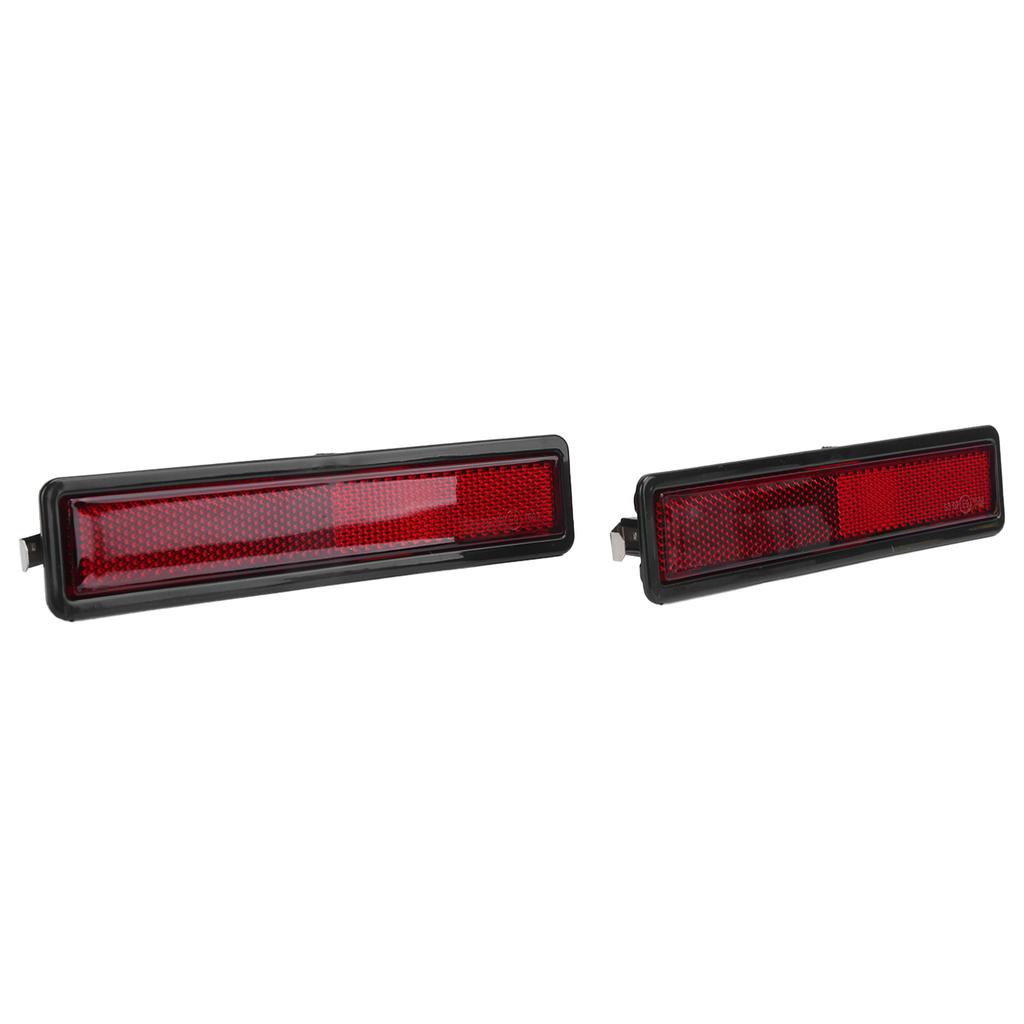 2pcs Front Side Marker Light Cover Lens 63141377849 Replacement for E30 E32 E34 318i 325i 525i 735iRed