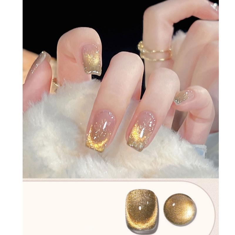 

Гель-лак для ногтей 8 мл Лак для ногтей Маленькая лампочка Кристалл Кошачий глаз Набор клея Маникюр Лед Прозрачный Аврора Флэш Гель-лак для ногтей