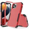 3 In 1 Hybrid Anti -Shock Armor Phone Case For Iphone 14 13 11 12 Pro Max Mini Xr X Xs Max 6 6s 7 8 Plus Three Layer Hit Color