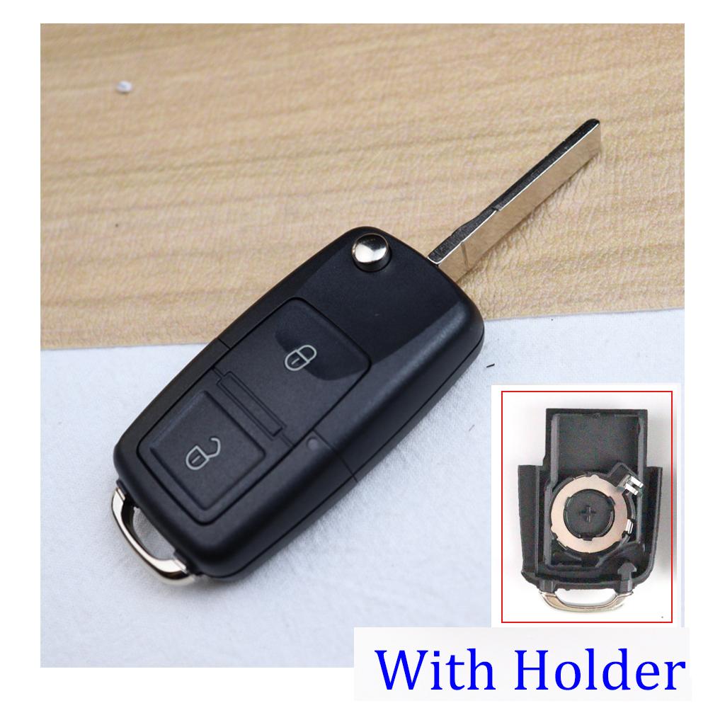 Car Key Fob Case Shell Housing For Volkswagen/Vw Jetta Golf Passat Beetle Skoda Seat Polo B5