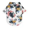 Haustier Chiffon Sommer Print Hemd Bequem und Atmungsaktiv Langlebig Waschbares Hemd