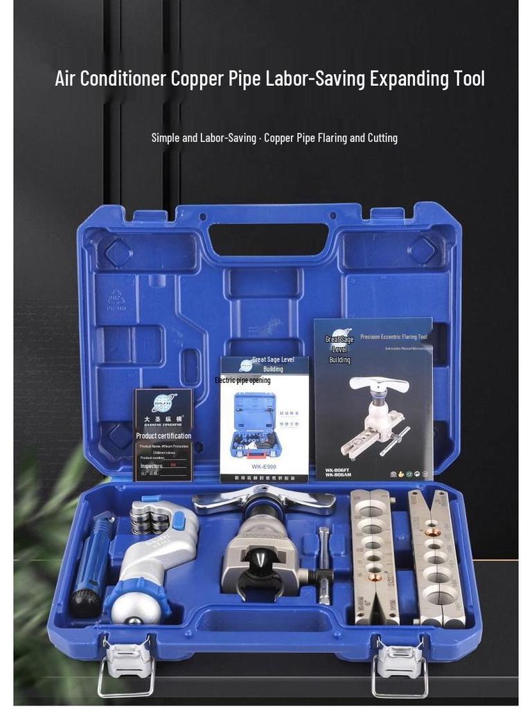 Great Sage WK-806FT Precision Eccentric Pliers & Copper Pipe Expander - Flaring Tool for AC & Refrigeration