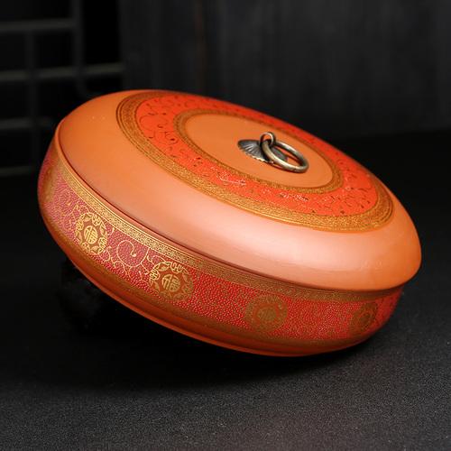 Modern Ceramic Storage Jar Pie Porcelain Sealed Jar Candy Coffee Box Moisture-Proof Porcelain Storage Tank with Lid Home Decor