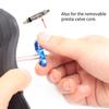 Zinc Zinc Alloy Removable Presta Valve Extender Bicycle Parts Inner Tubes Valve Extension Bike Accessories