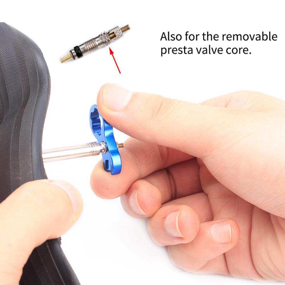 Zinc Zinc Alloy Removable Presta Valve Extender Bicycle Parts Inner Tubes Valve Extension Bike Accessories