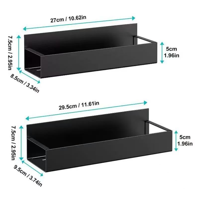 Temu Magnetic Adhesive Refrigerator & Washing Machine Storage Shelf