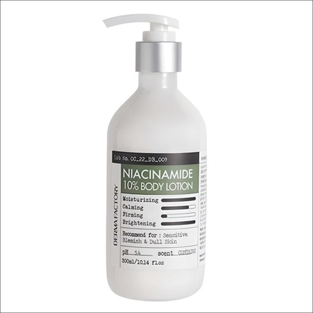 DERMA FACTORY Niacinamide 10% Body Lotion, 300ml