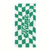 Personalized Grid Beach Towel Customize Name/Logo Oversized Microfiber Towel Summer Party Gift For Beach Swimming Bath Sports