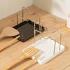 Space-Saving Pot Lid Organizer With Drip Tray Keeps Countertops Dry & Tidy Holds Lids & Spoons Sturdy Stand For Stovetop Cooking
