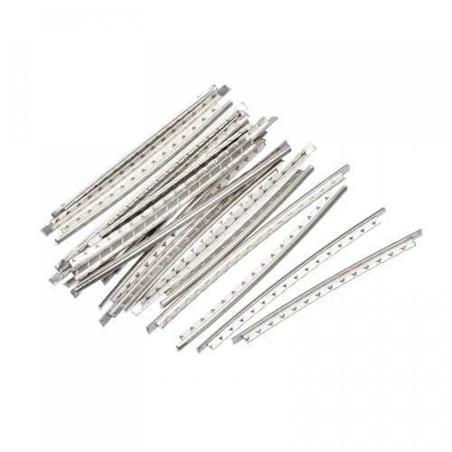 

uxcell Acoustic Guitar Frets, Wire Guitar Fretboards, 20 Frets, 2.2mm, Silver Tone, Replacement Fretboards, 20 Pieces