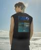 Peullukeu Cool Dry Surfer Wave Sleeveless Black Fsl106