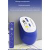 Custom logo Ergonomic 6 Buttons Rechargeable 1600dpi Portable 2.4g Wireless bluetooth Mouse for Laptop Pc