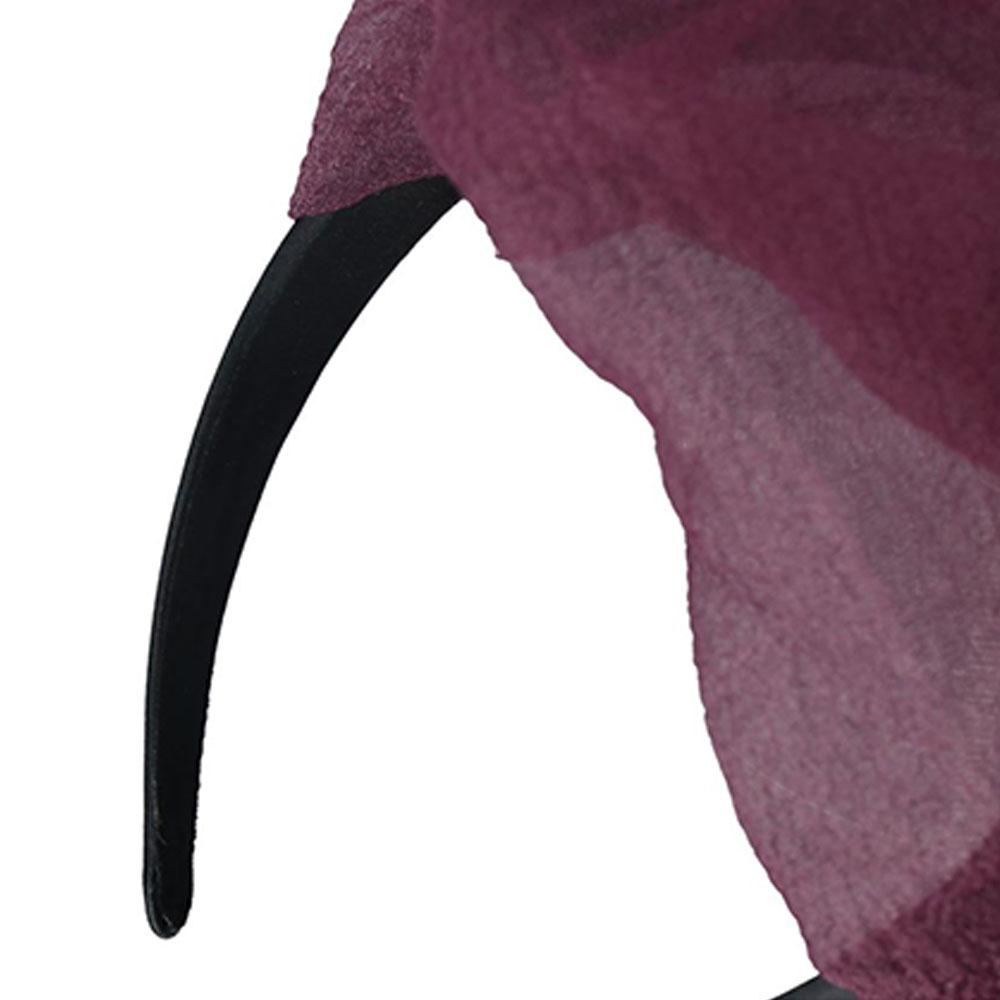 Perlengarn, halbes Hut-Stirnband, französischer Stil, Hutform, Haarband, einfaches Netz-Haarband, Party