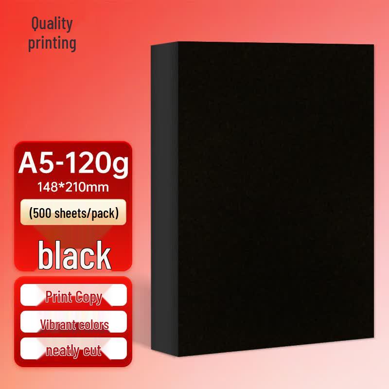 Zhiyin A5 Black 120g Cardstock