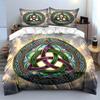 Keltisches Knoten-Mandala-Design Bettwäsche Bettbezug-Set Bettbezug Kissenbezüge  (1*Bettbezug 2*Kissenbezüge, ohne Bettdecke)