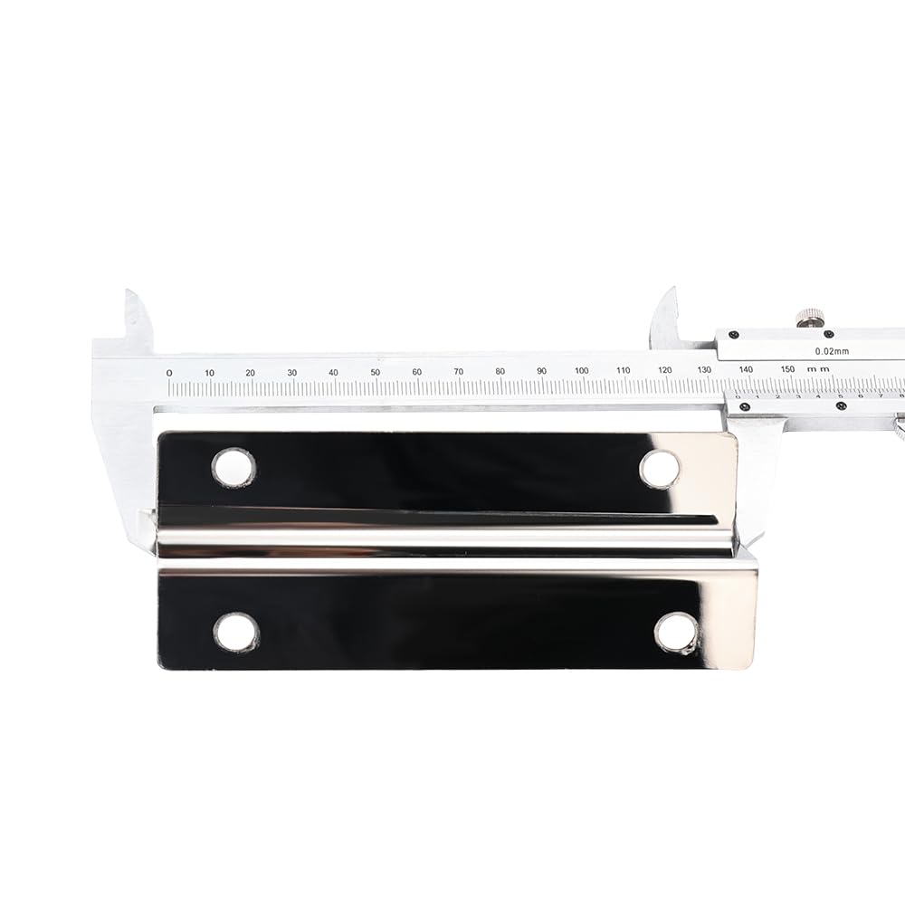 Hinterradschalenverlängerung Hinterer Schmutzfängerverlängerer Chrom Edelstahl Anwendbar für Pixis LKW Halterung, Strebe, Stahl, 2-teiliges Set, Ijet, Sambar,