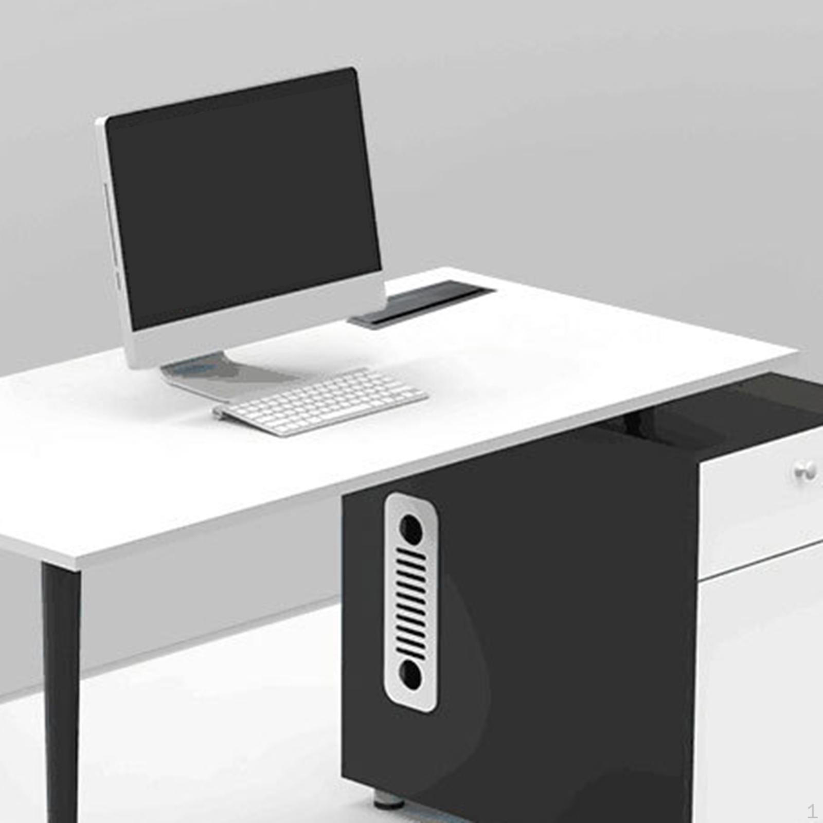 

Кабельный ввод для стола с отверстиями, органайзер для укладки шнура чёрный