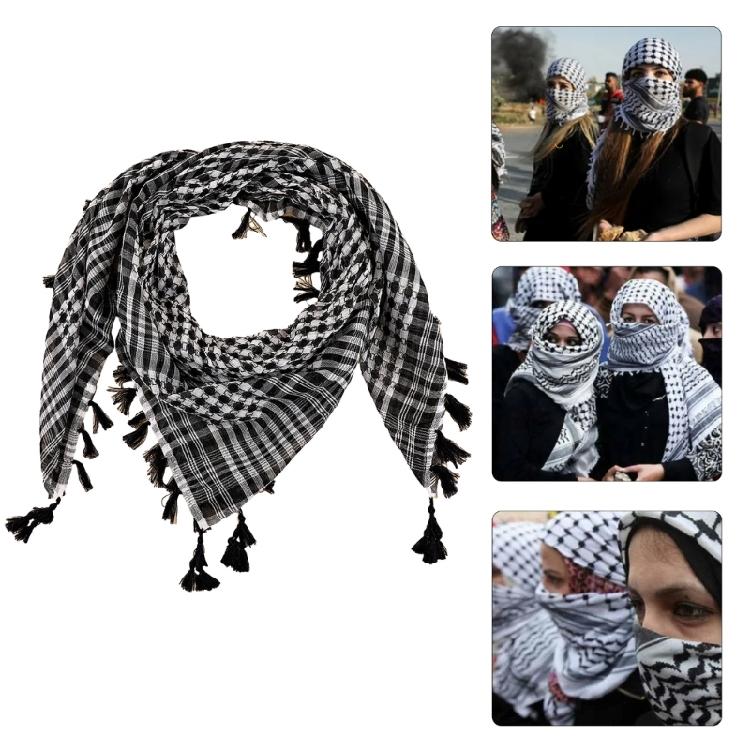Lightweight Arab Shemagh Scarf Arabian Dubai Desert Neckwrap Tactics Facecovers