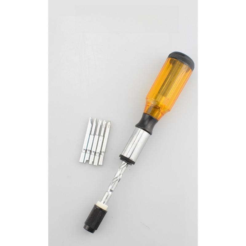 Hand-Press Screwdriver Reversible Ratchet Semi-Automatic Screwdriver