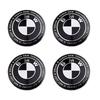 For BMW E84Car Black White BMW Logo Front Hood Emblem 82mm Rear Badge 74mm Wheel Hub Cap 56mm 68mm steering wheel sticker 45mm Accessories