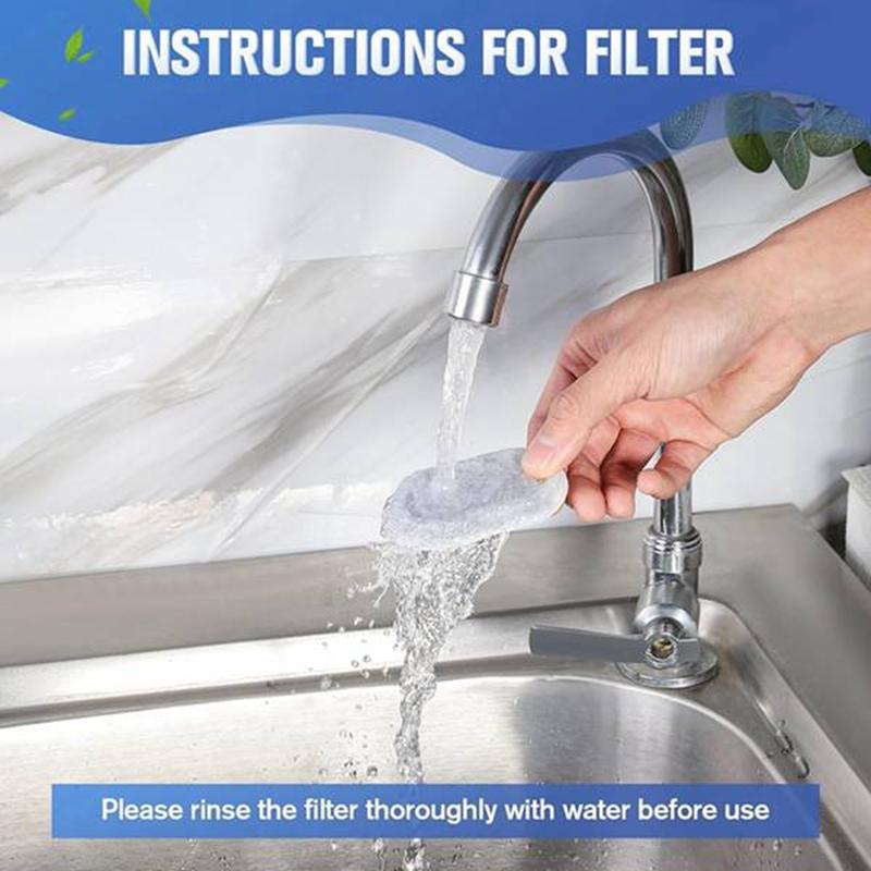 40 SZTUK Filtrów do fontanny wodnej dla kota Do fontann ze stali nierdzewnej dla zwierząt 67oz/2L i 108/3.2L Filtry zamienne gąbki dla kota