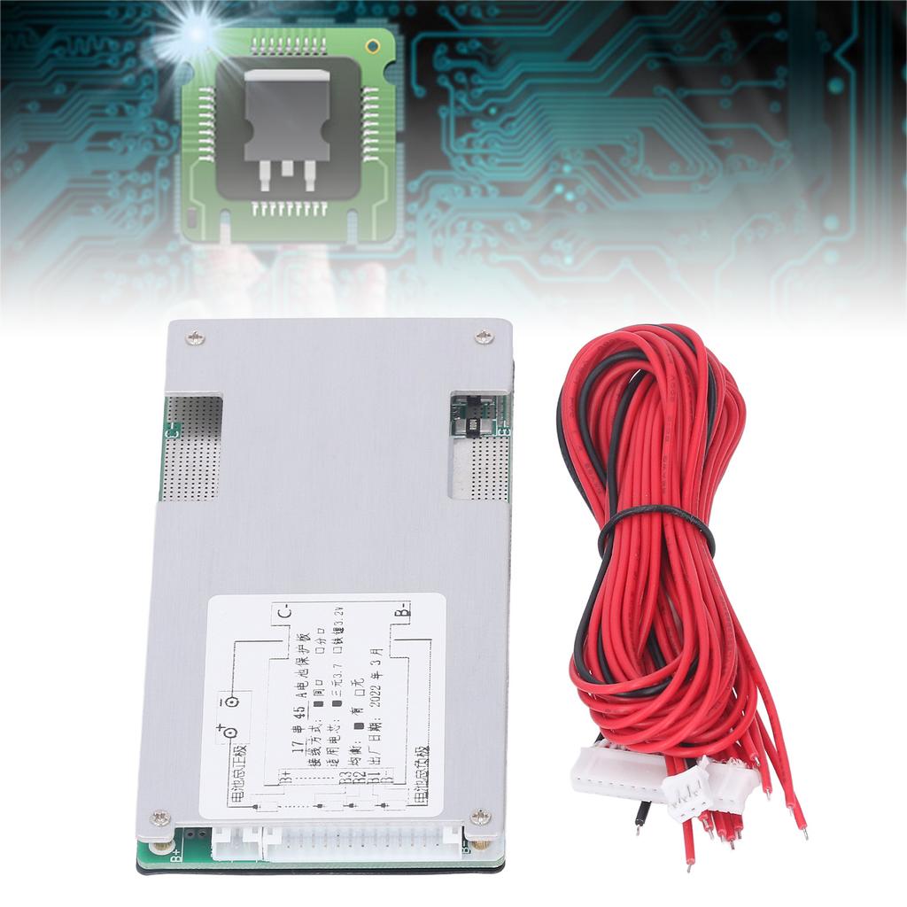 Płytka Ochrony Baterii Moduł Ładowania i Rozładowywania 17S 60V 45A dla Baterii Litowo-Jonowych Trójskładnikowych