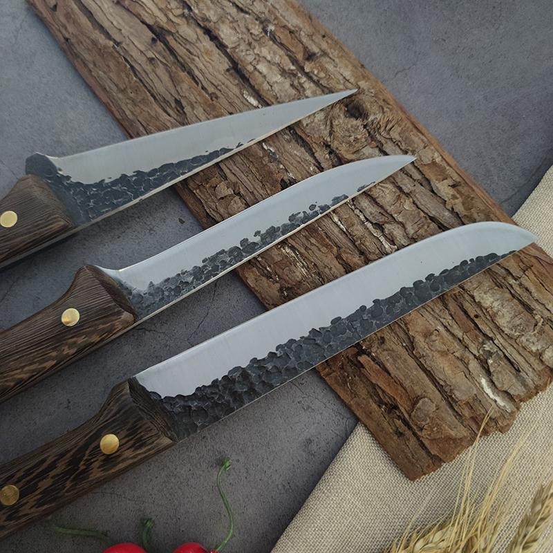 Stainless Steel Boning Knife Kitchen Chef Knife Fillet Knife Meat Cleaver Cutter Tool