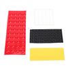 165 Pcs   Dots for Visually Impaired Silicone Raised Tactile Adhesive   Dots Red Yellow Black White